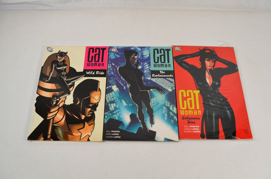 Cat Woman The Replacements Dies Wild Ride TPBs Comics Pfeifer Lopez Lot Sealed