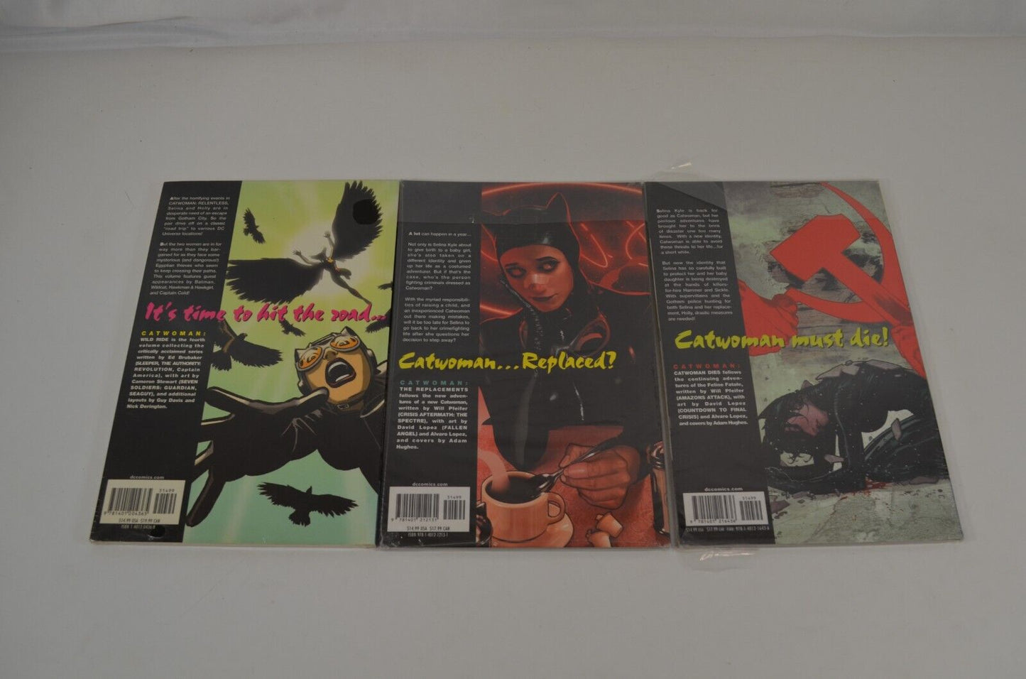 Cat Woman The Replacements Dies Wild Ride TPBs Comics Pfeifer Lopez Lot Sealed