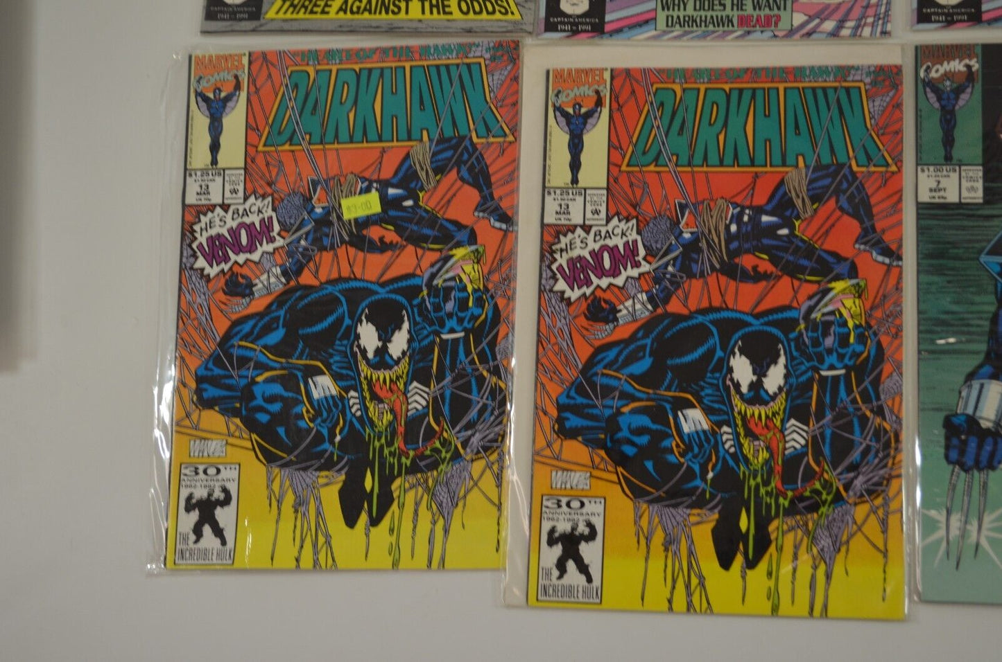 Darkhawk #1-7 13-16 19 21-23 25 30-33 Annual #2 Comics x 63 Multiple Copies 1991