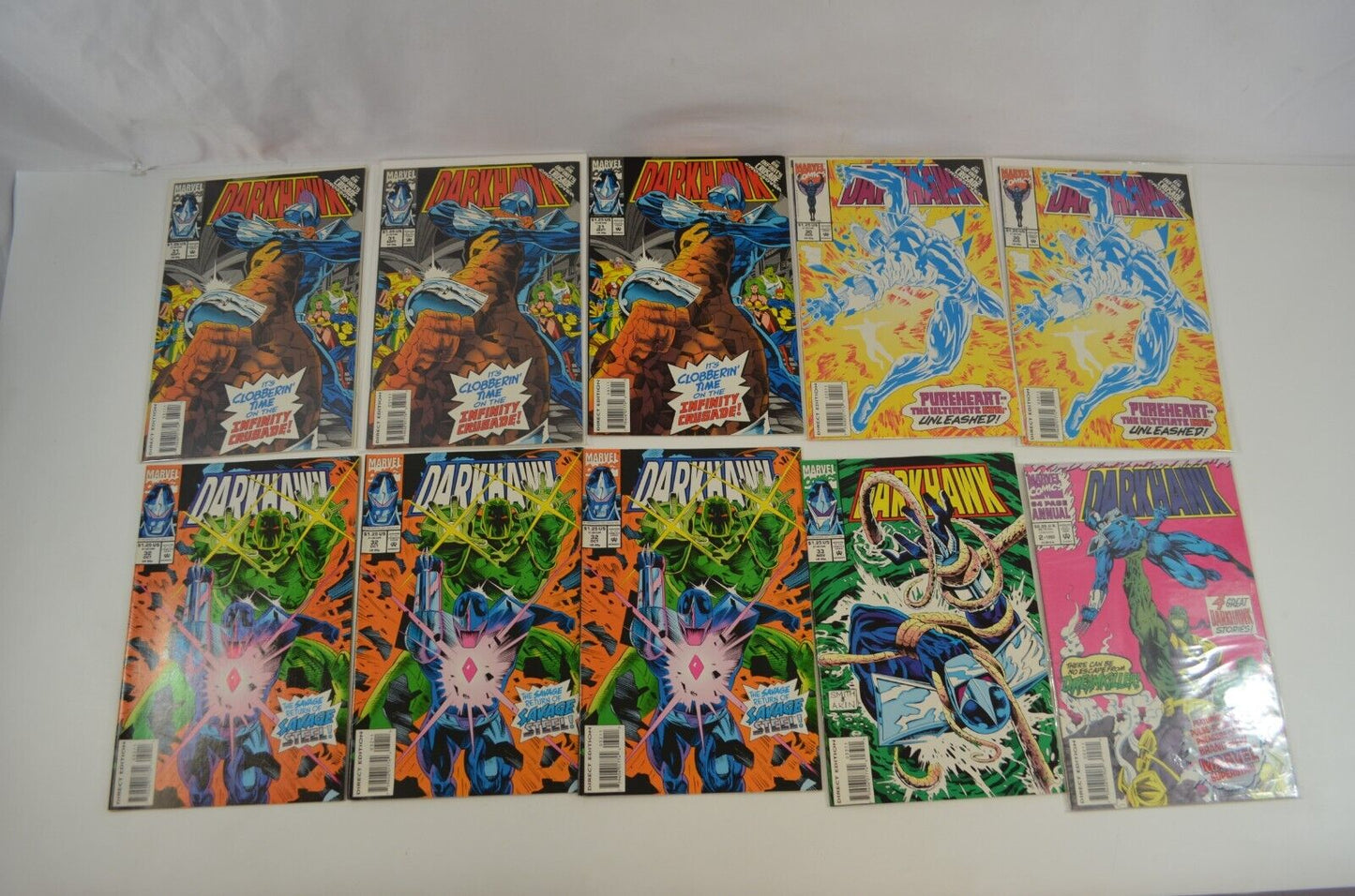 Darkhawk #1-7 13-16 19 21-23 25 30-33 Annual #2 Comics x 63 Multiple Copies 1991