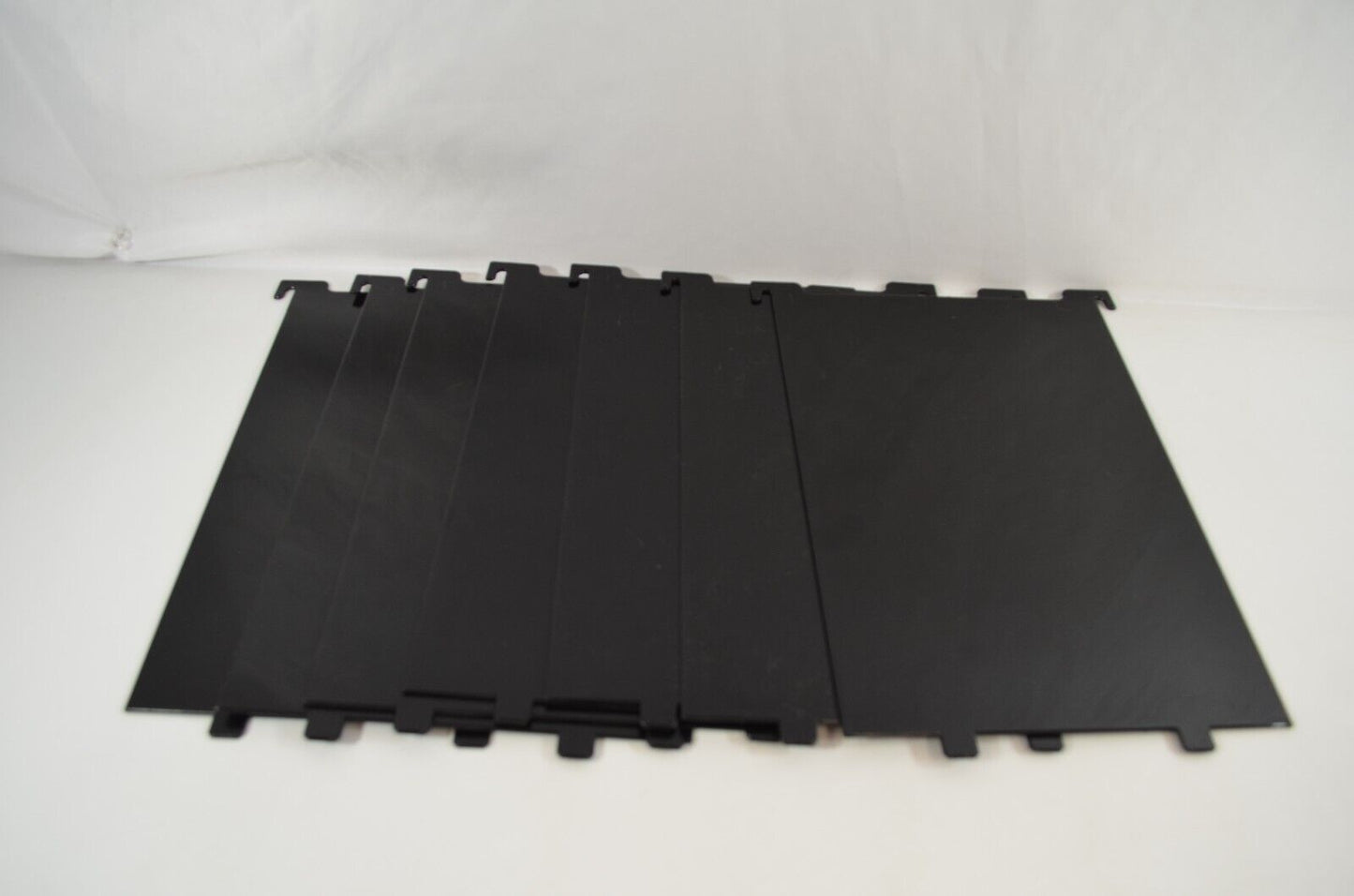 BCW Short Comic Book Box Dividers Plastic Lot of 16 Bin Partitions Spacers Black