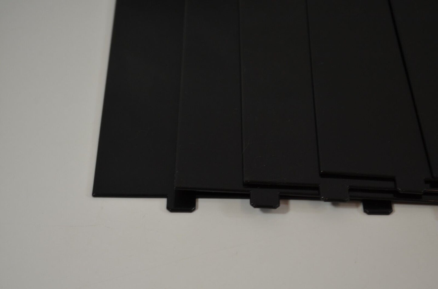 BCW Short Comic Book Box Dividers Plastic Lot of 16 Bin Partitions Spacers Black
