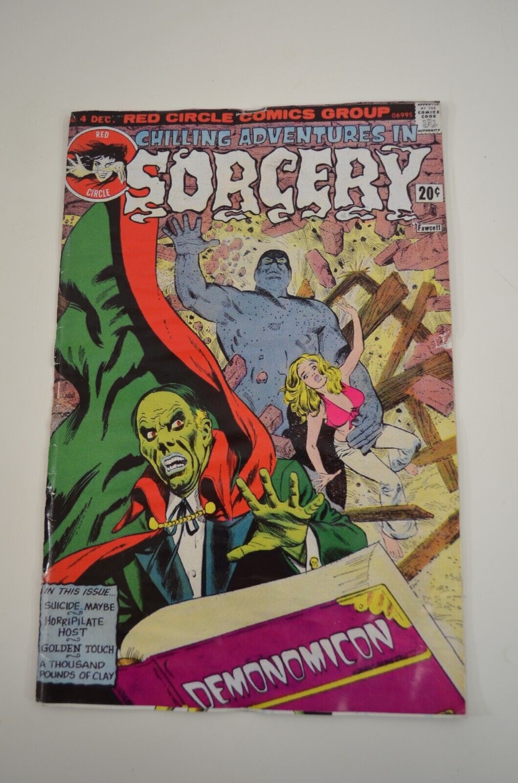 Riverdale TV Series Prop Comic Book Chilling Adventures Sorcery 4 Red Circle