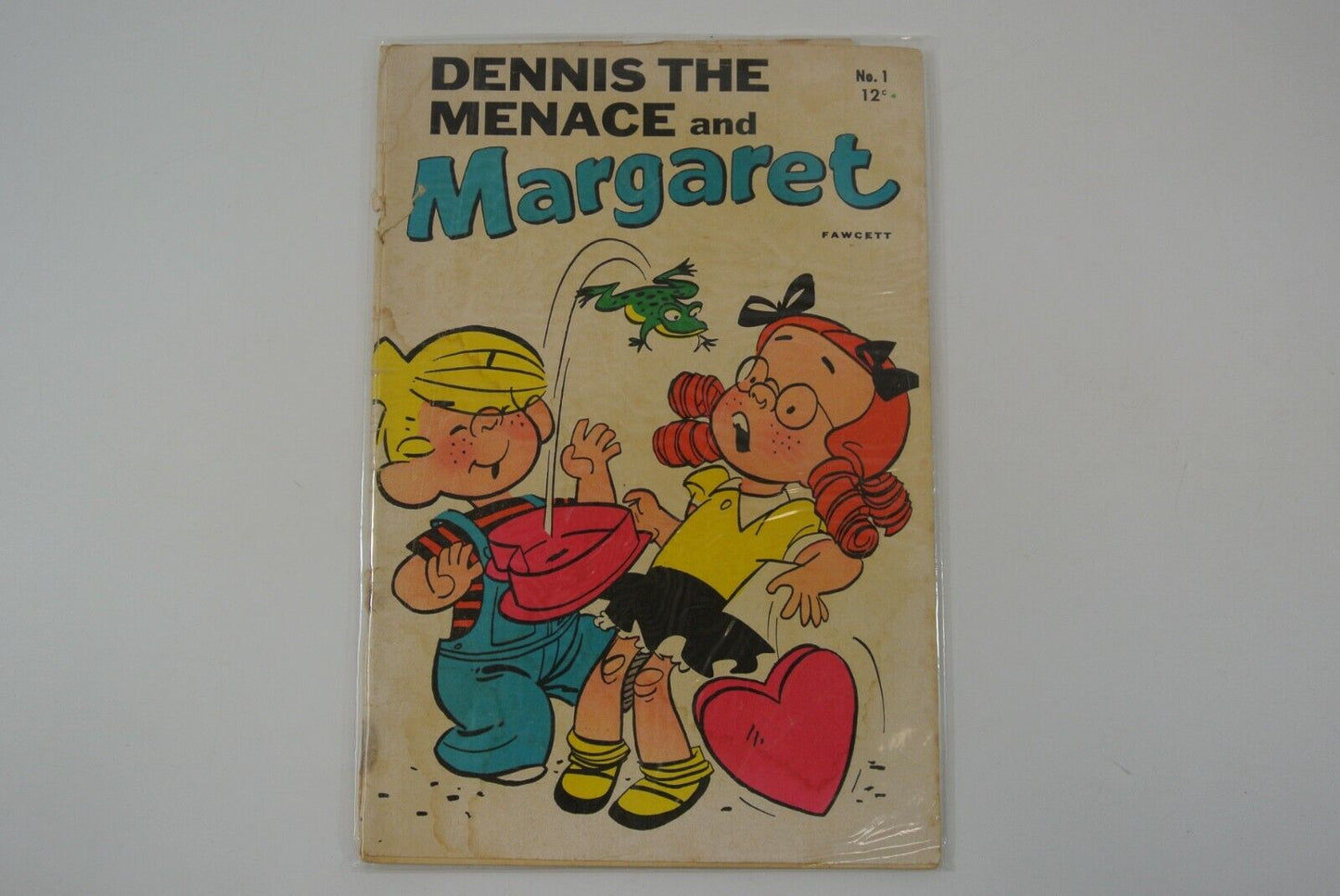 Dennis the Menace #1 112 116 122 And Margaret Fawcett Comics Lot of 4 GD