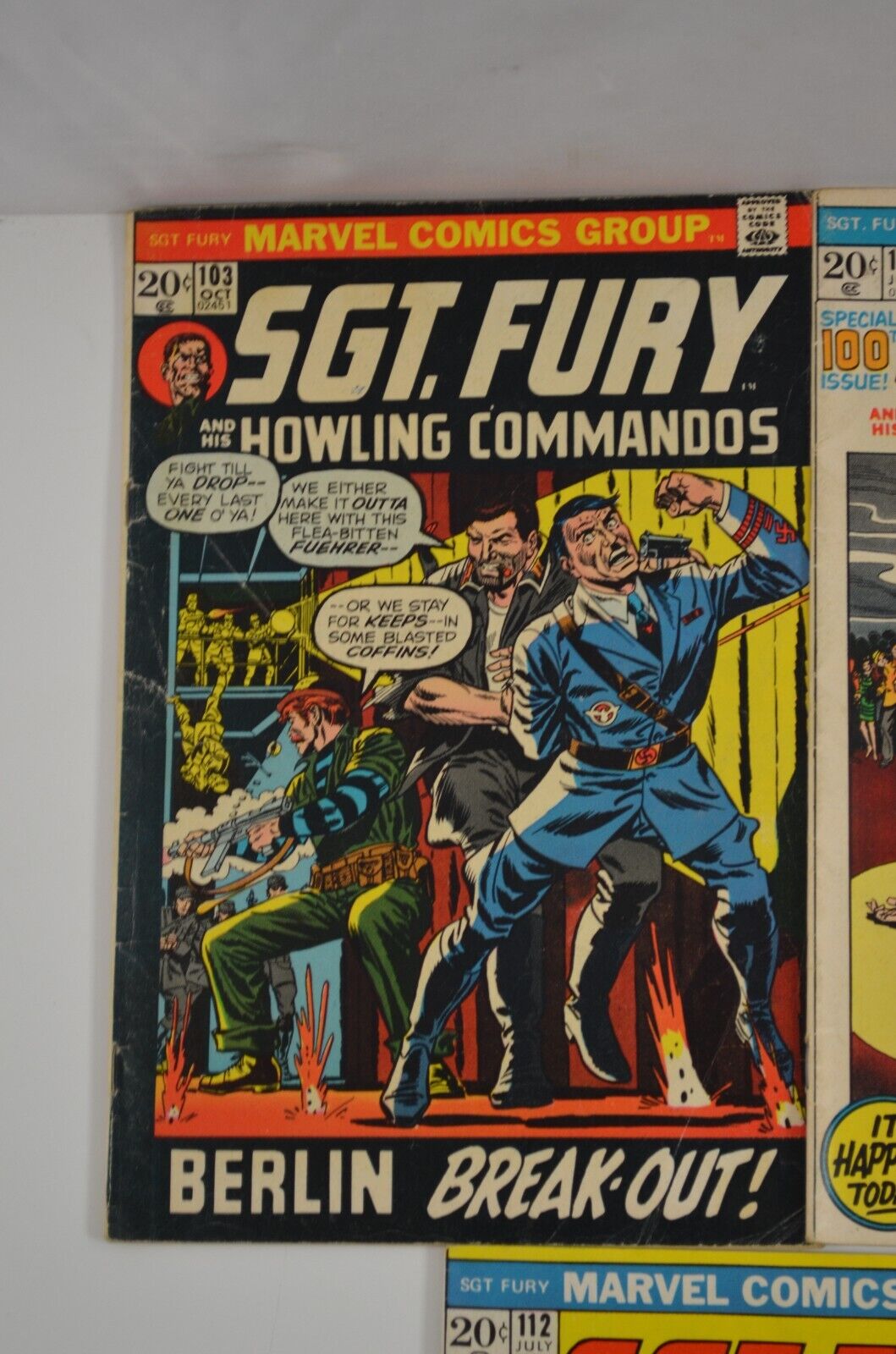 Sgt Fury #52-122 Incomplete Run / Captain Savage #14 (Marvel, 1968-74) Lot of 17