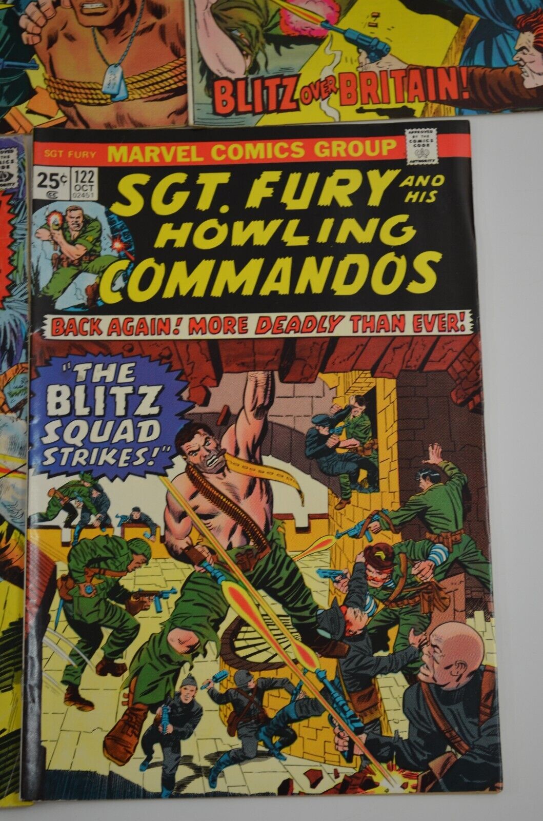 Sgt Fury #52-122 Incomplete Run / Captain Savage #14 (Marvel, 1968-74) Lot of 17