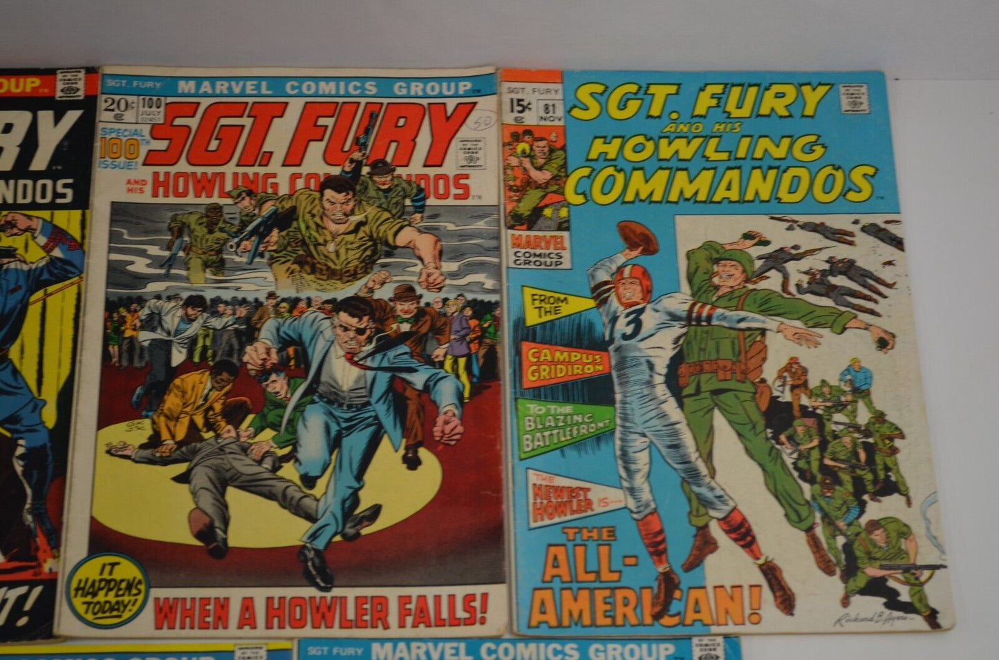 Sgt Fury #52-122 Incomplete Run / Captain Savage #14 (Marvel, 1968-74) Lot of 17