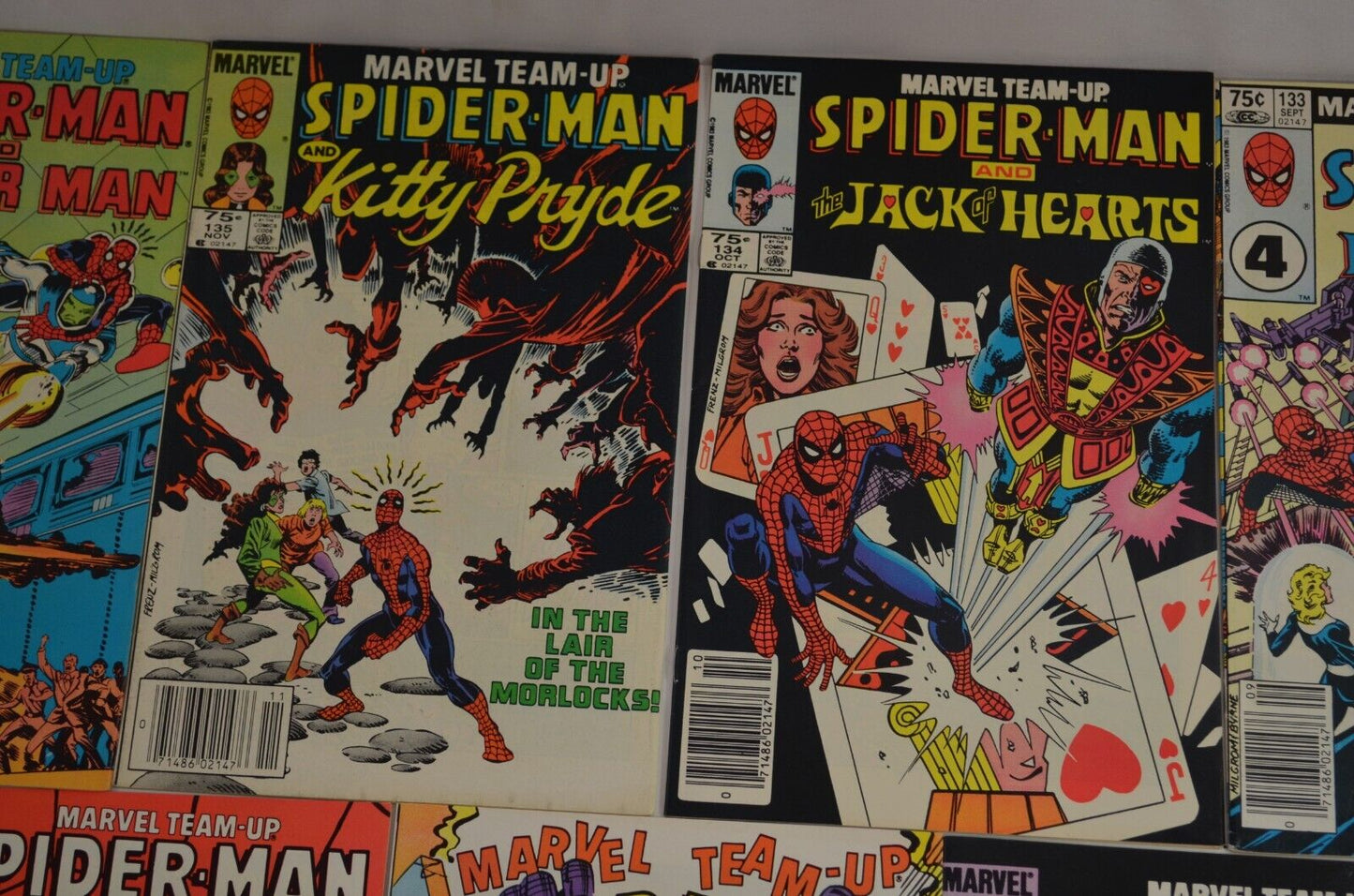 Marvel Team-Up #126-150 Incomplete Run Newsstand CPV Lot of 19 Comics VF to NM