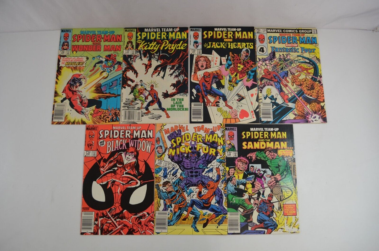 Marvel Team-Up #126-150 Incomplete Run Newsstand CPV Lot of 19 Comics VF to NM