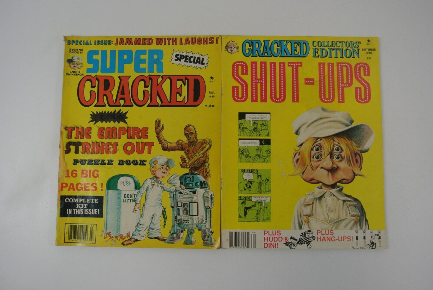 Cracked Magazine Lot of 13 Vintage 1978-1981 Jaws Star Wars Different Strokes...