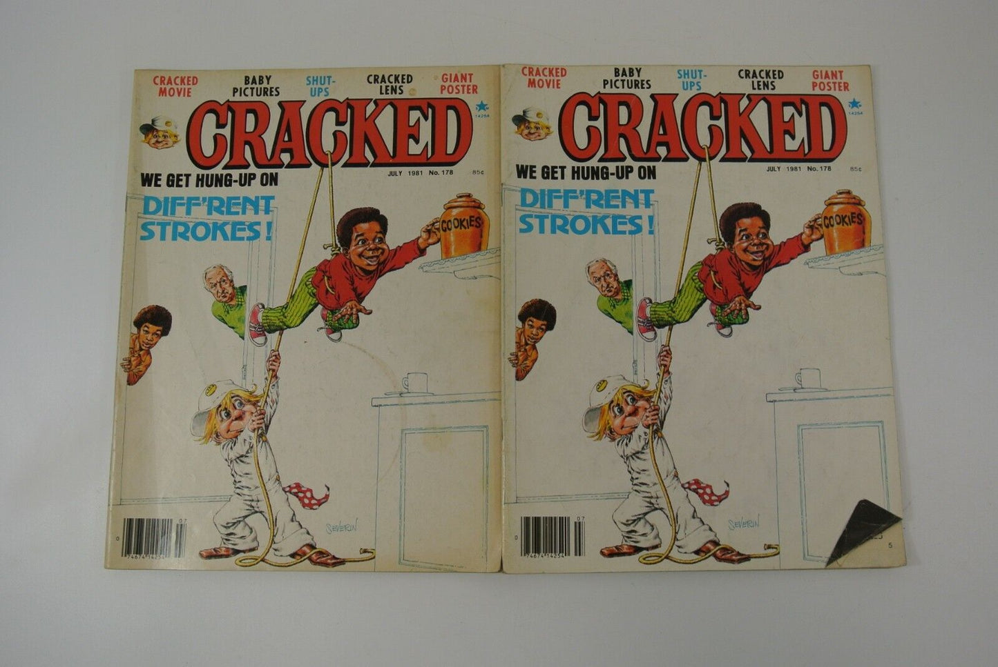 Cracked Magazine Lot of 13 Vintage 1978-1981 Jaws Star Wars Different Strokes...