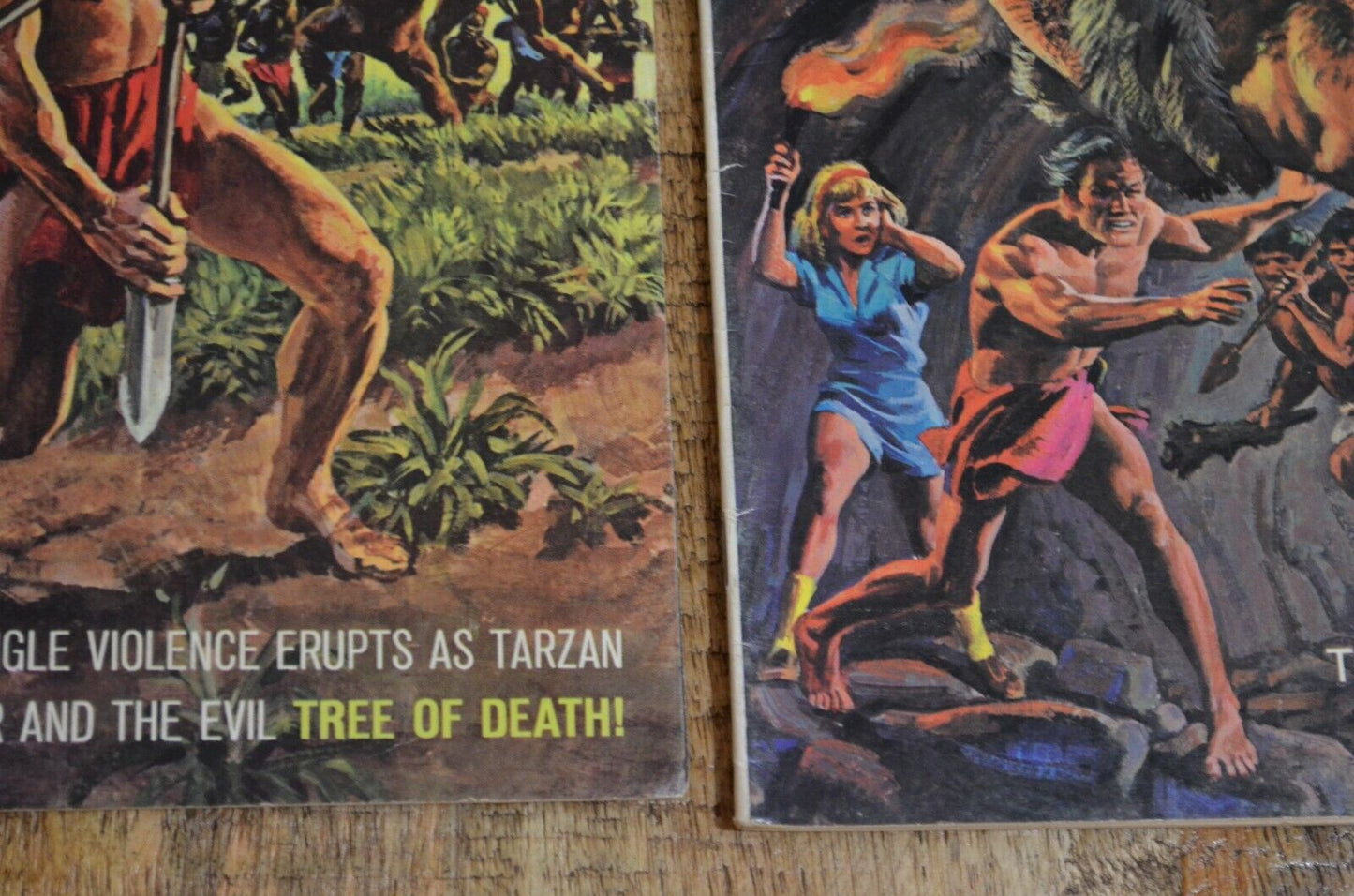 Tarzan Comics #112 117 (Dell) of the Apes #150 151 152 (Gold Key) Lot of 5 VG