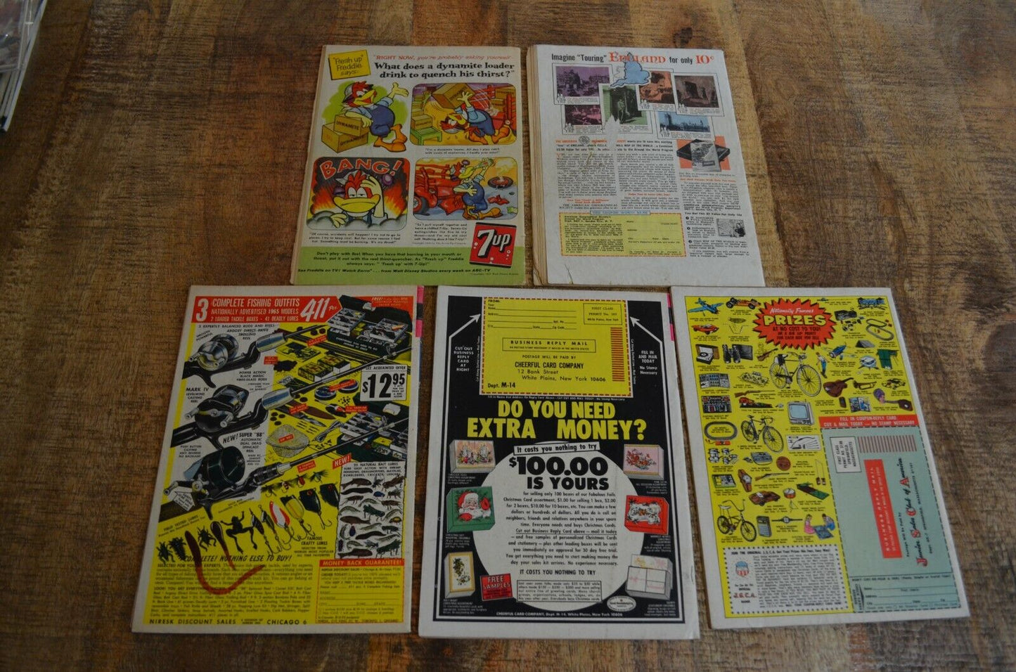 Tarzan Comics #112 117 (Dell) of the Apes #150 151 152 (Gold Key) Lot of 5 VG