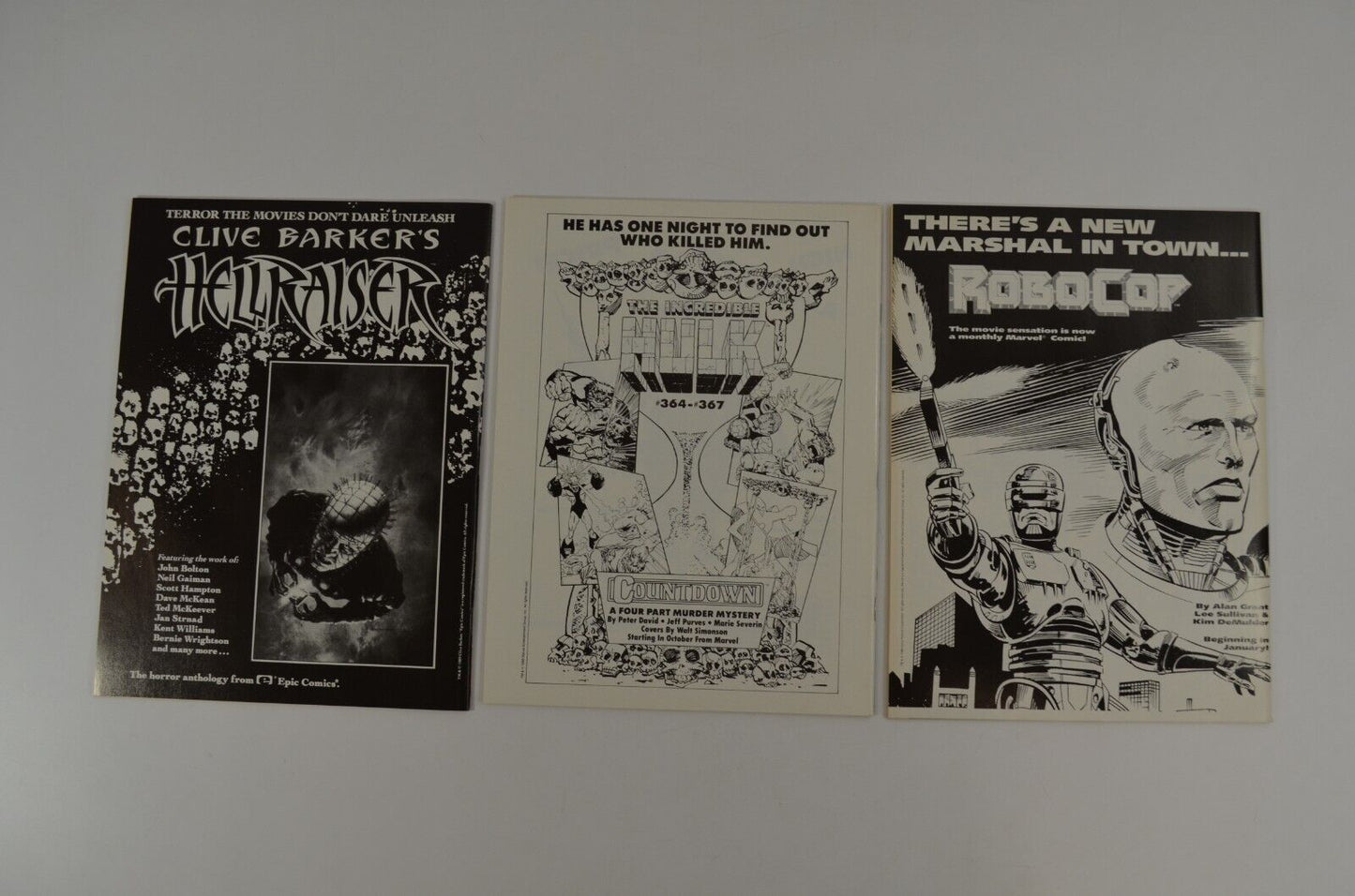 The Punisher Magazine 6 7 8 Marvel Comics 1990 Lot of 3 Mostly NM