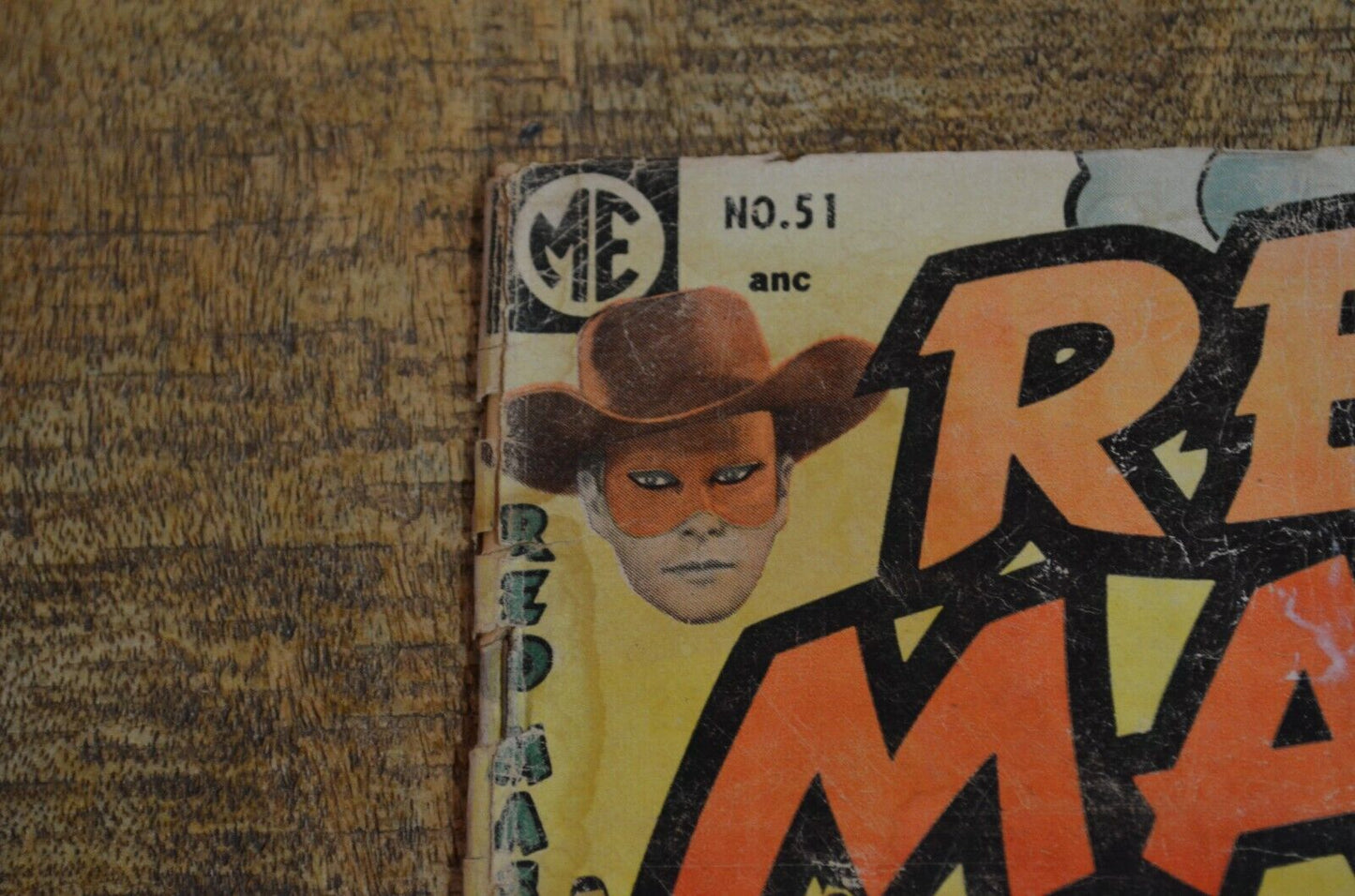 Red Mask #51 Magazine Enterprises 1955 Golden Age Comic Book Presto Kid GD- 2.0