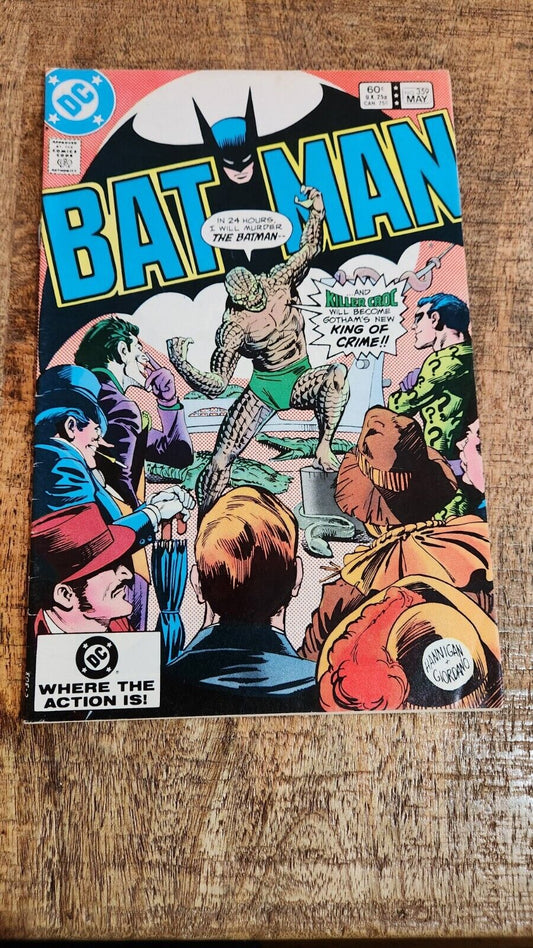 Batman #359 DC Comics Killer Croc Origin Story May 1983 FN 6.0