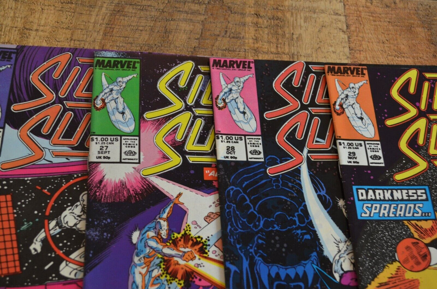 Silver Surfer #25-35 37-39 43 Marvel Comic Book Lot of 15 Copper Age NM- 9.0