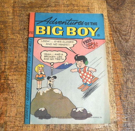 Adventures of the Big Boy #107 Comic Webs Adventure Corp Restaurant Promo VF 8.0