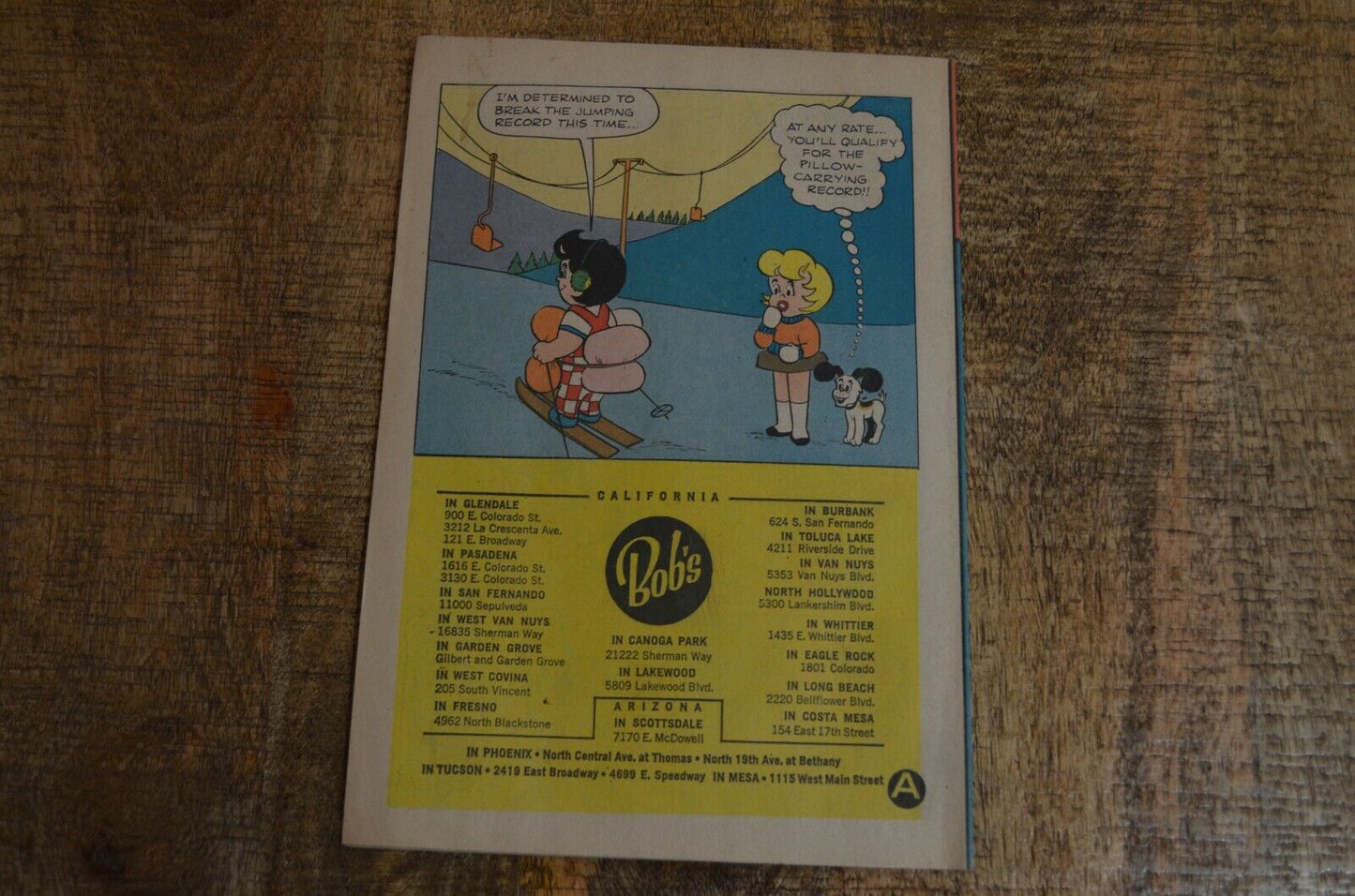 Adventures of the Big Boy #107 Comic Webs Adventure Corp Restaurant Promo VF 8.0