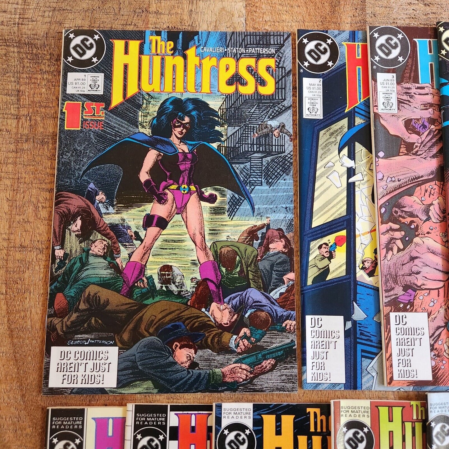 The Huntress #1-13 DC Comics Lot 1989-1990 VF/NM 9.0 Joey Cavalieri Joe Staton