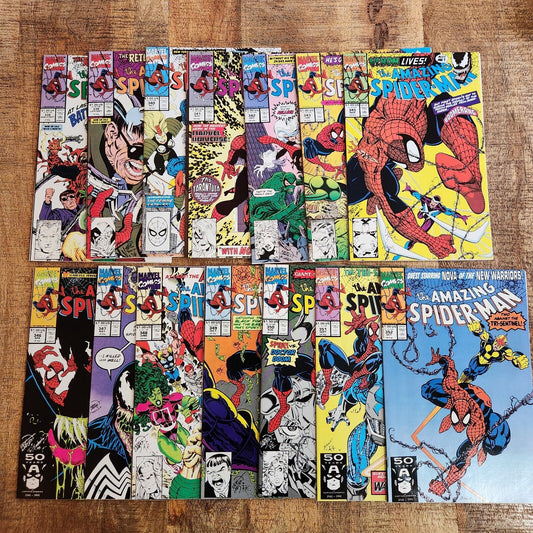 Amazing Spider-Man #338-343 345-352 Marvel Comic Book Lot of 14 NM- 9.2 Venom