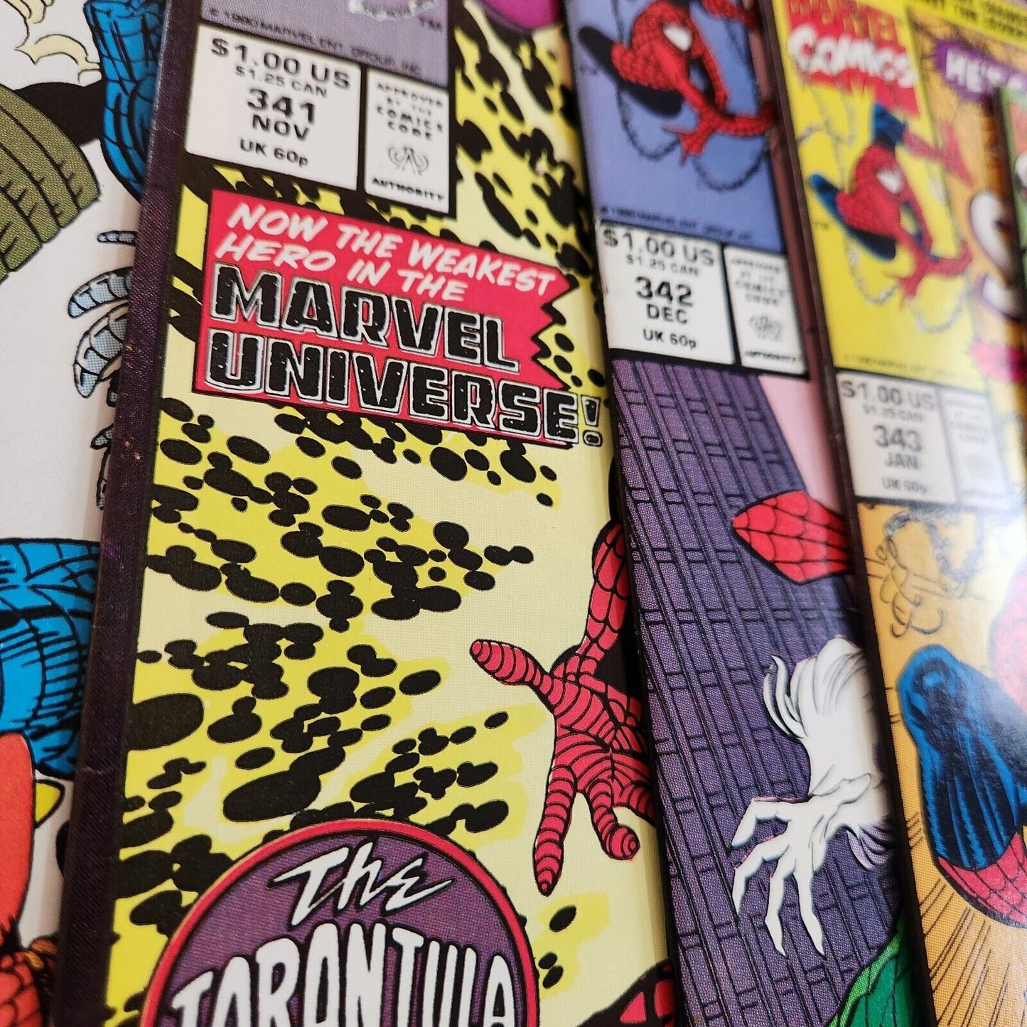 Amazing Spider-Man #338-343 345-352 Marvel Comic Book Lot of 14 NM- 9.2 Venom