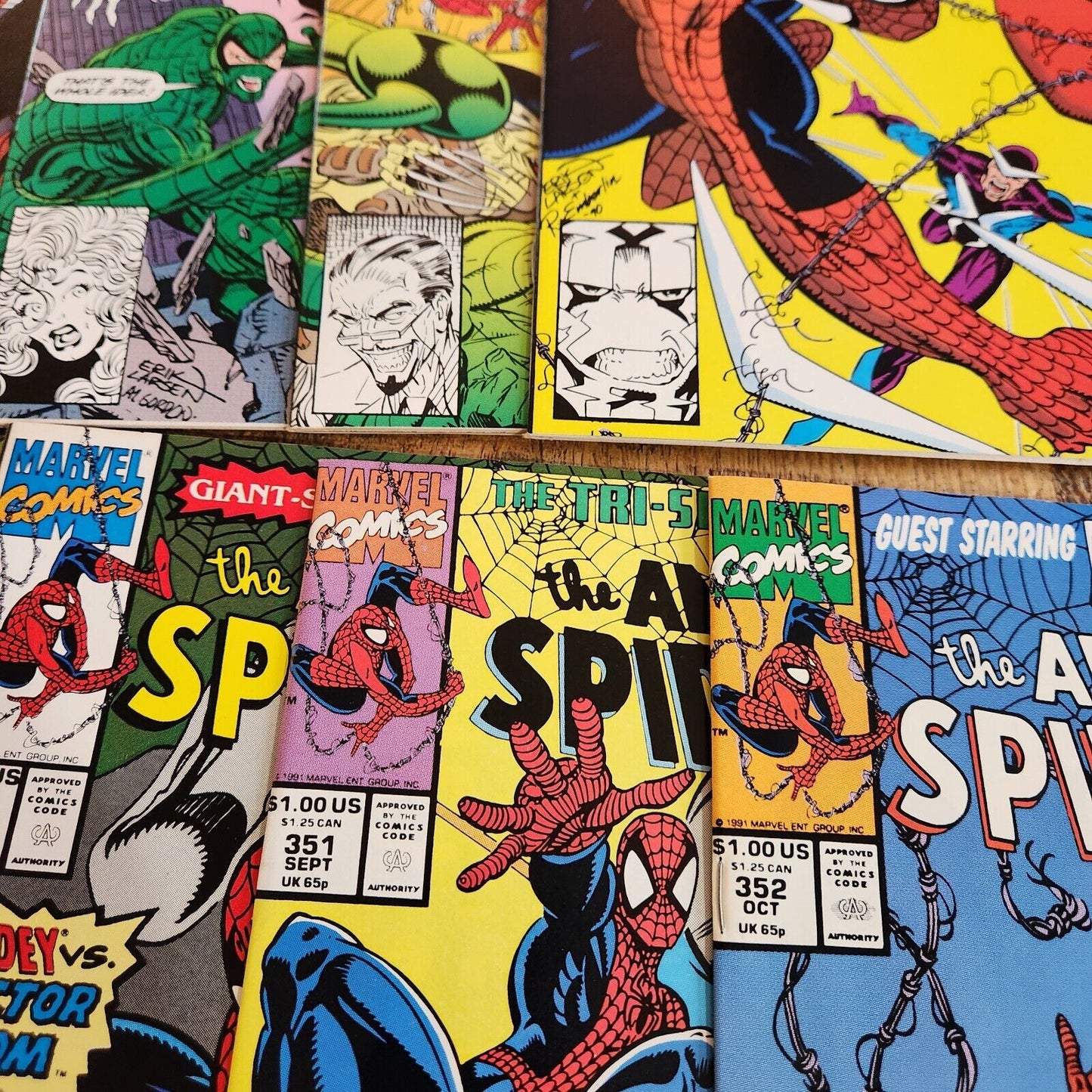 Amazing Spider-Man #338-343 345-352 Marvel Comic Book Lot of 14 NM- 9.2 Venom