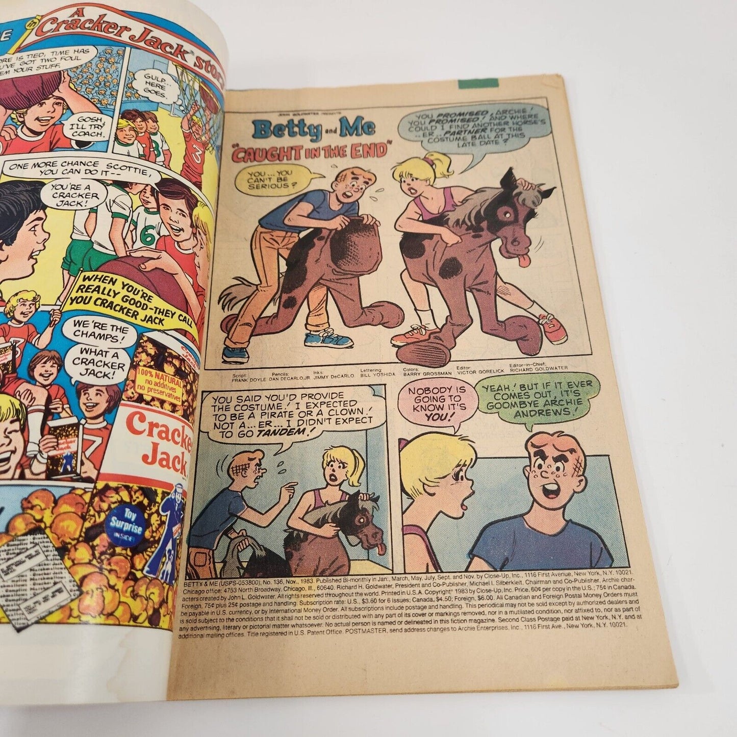 Betty and Me #136 Archie Comics Group Controversial Diet Cover 1983 Newsstand VG