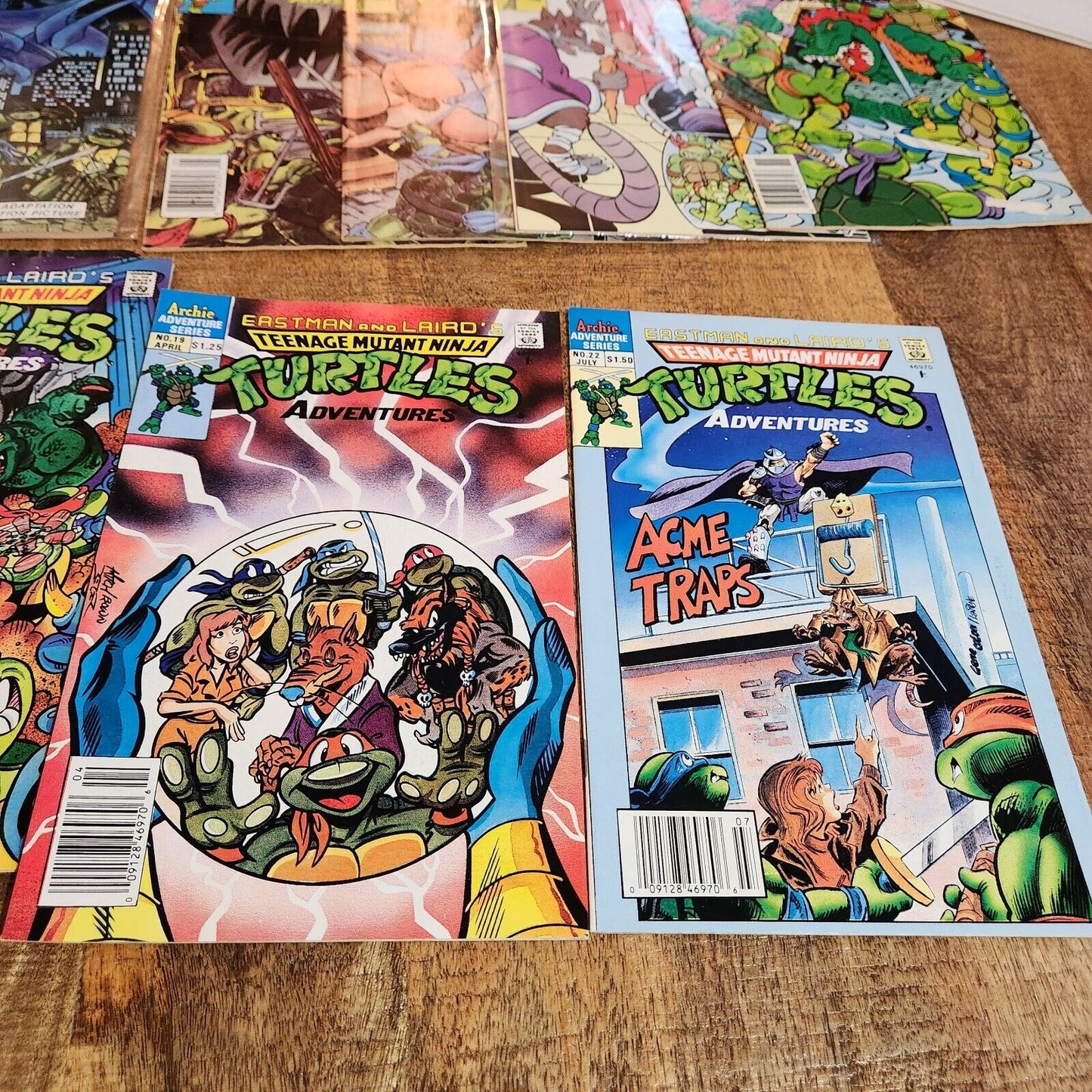 TMNT Adventures  #2 3 4 6 11 13 19 22 45 62 + The Movie Issue Comic Book Lot