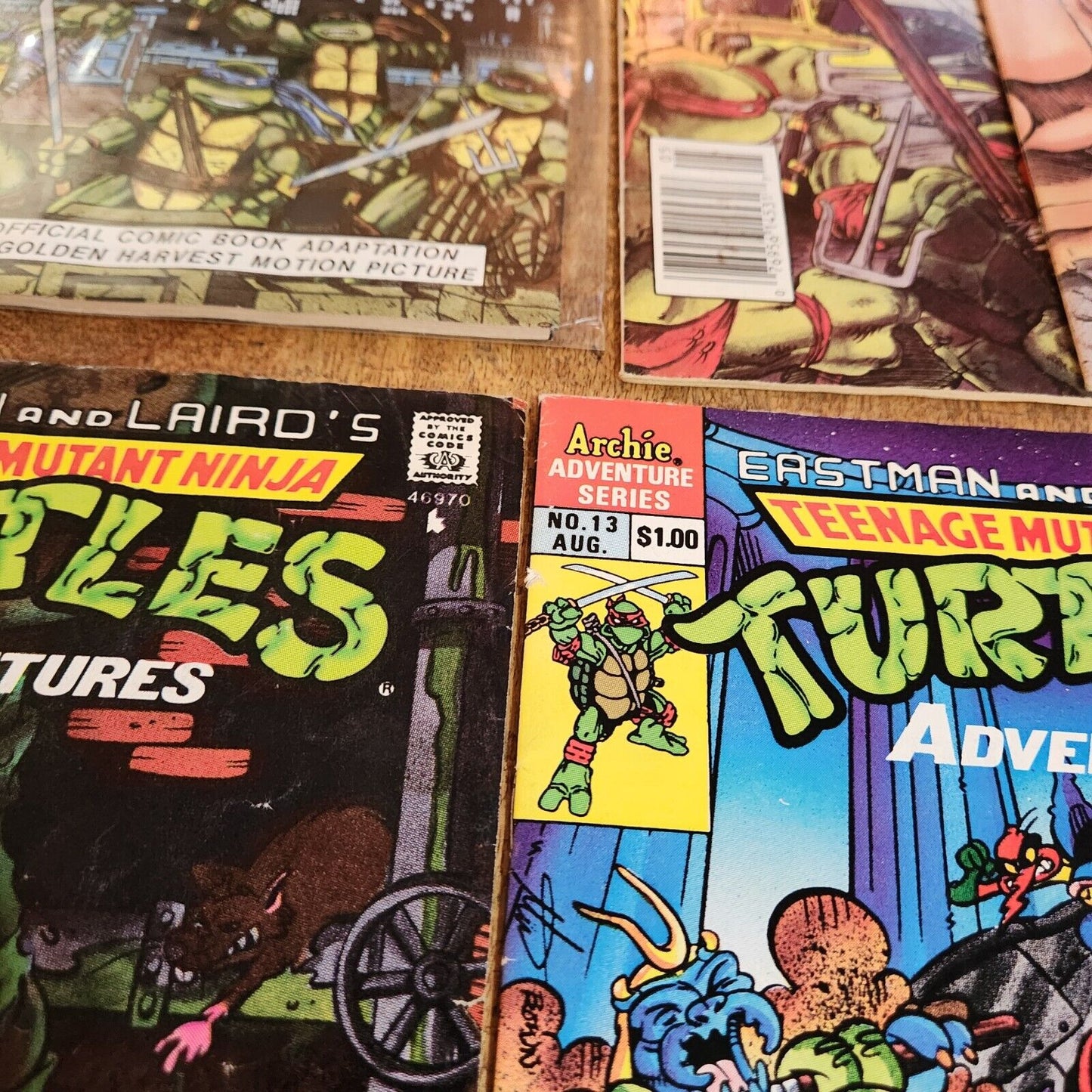 TMNT Adventures  #2 3 4 6 11 13 19 22 45 62 + The Movie Issue Comic Book Lot