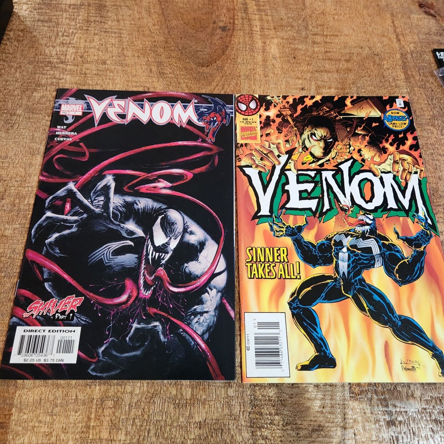 Venom Mini Series Comics Lot Enemy Within Funeral Pyre The Madness +more Marvel