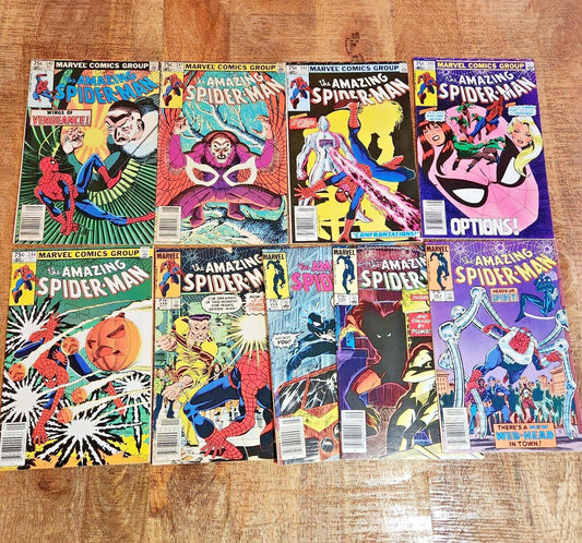 Amazing Spider-Man #240-244 246 254 256 263 Canadian Price Variants Marvel Comic