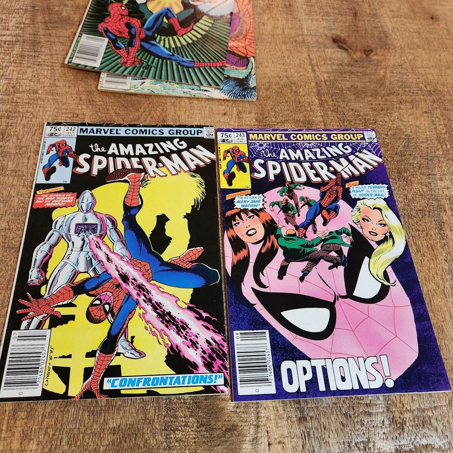 Amazing Spider-Man #240-244 246 254 256 263 Canadian Price Variants Marvel Comic