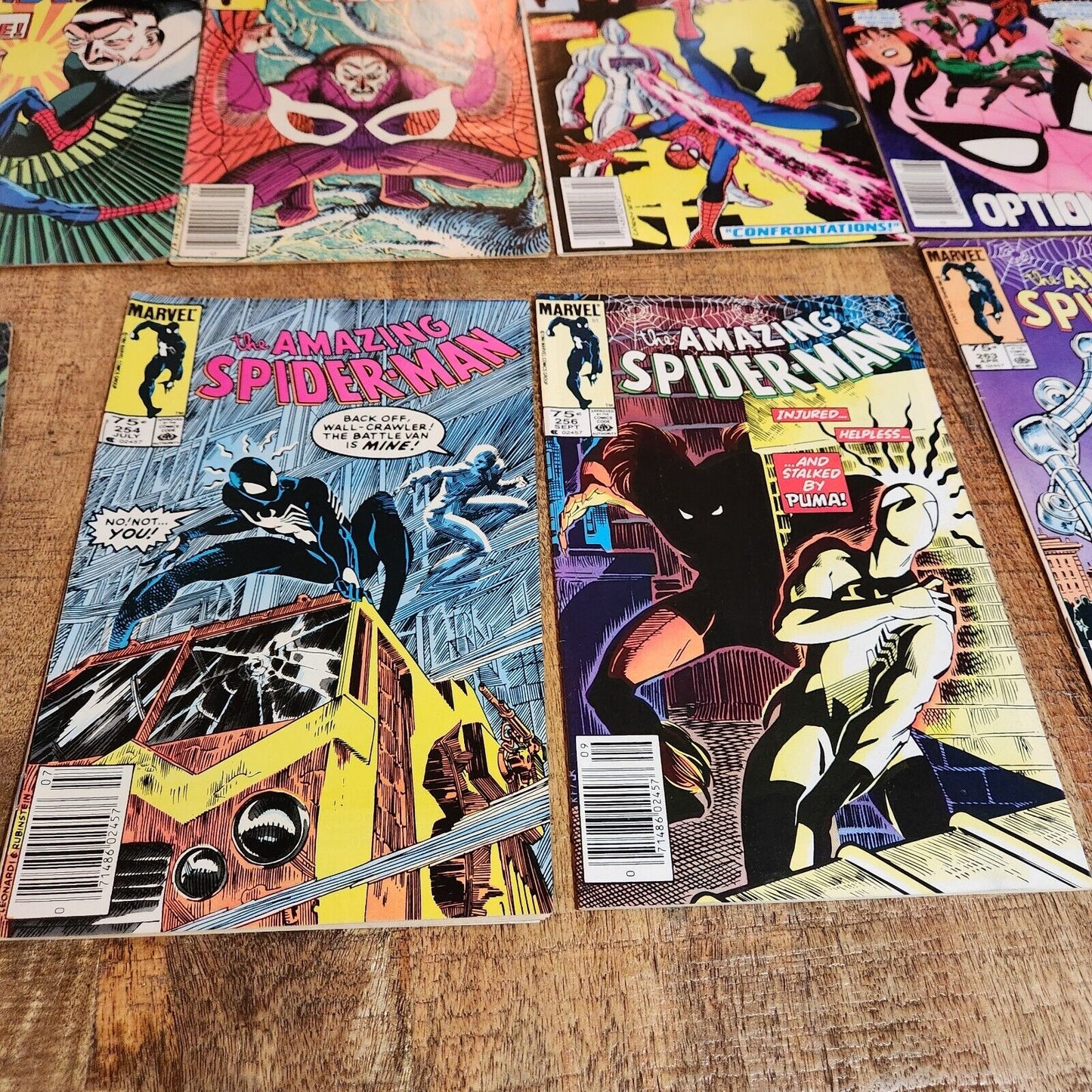 Amazing Spider-Man #240-244 246 254 256 263 Canadian Price Variants Marvel Comic