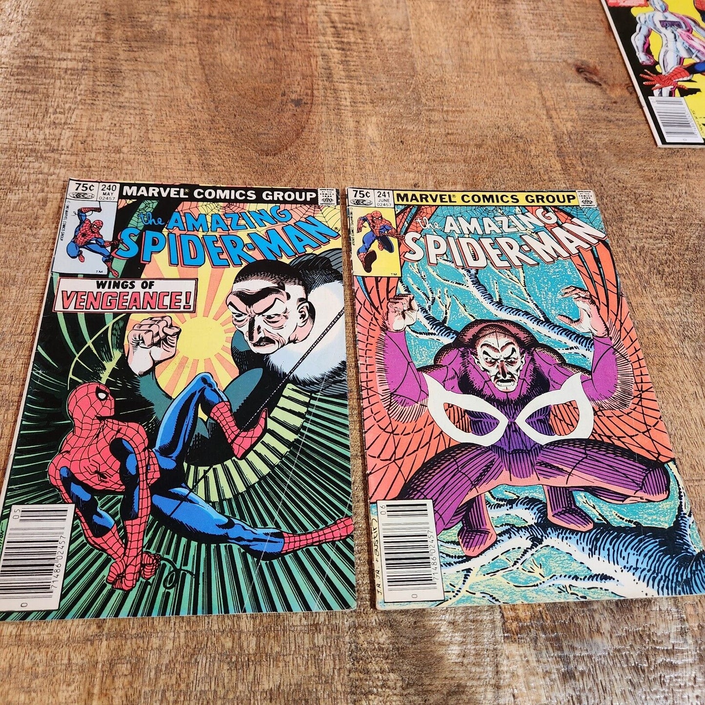 Amazing Spider-Man #240-244 246 254 256 263 Canadian Price Variants Marvel Comic