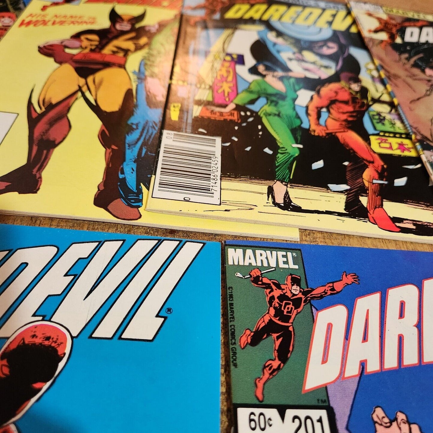 Daredevil #194-201 203 Wolverine App Marvel Comic Book Lot of 9 VF+ 8.5