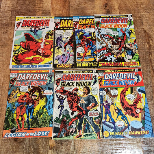 Daredevil #81 89 93 95 96 97 99 Black Widow App Marvel Comic Book Lot of 7