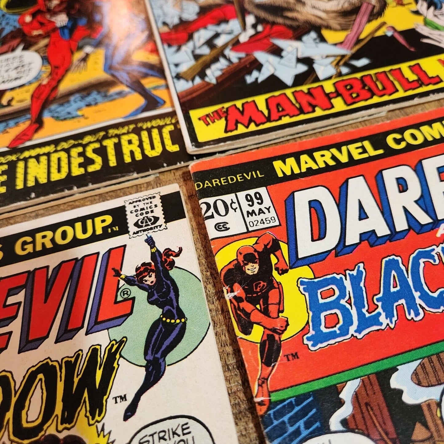 Daredevil #81 89 93 95 96 97 99 Black Widow App Marvel Comic Book Lot of 7