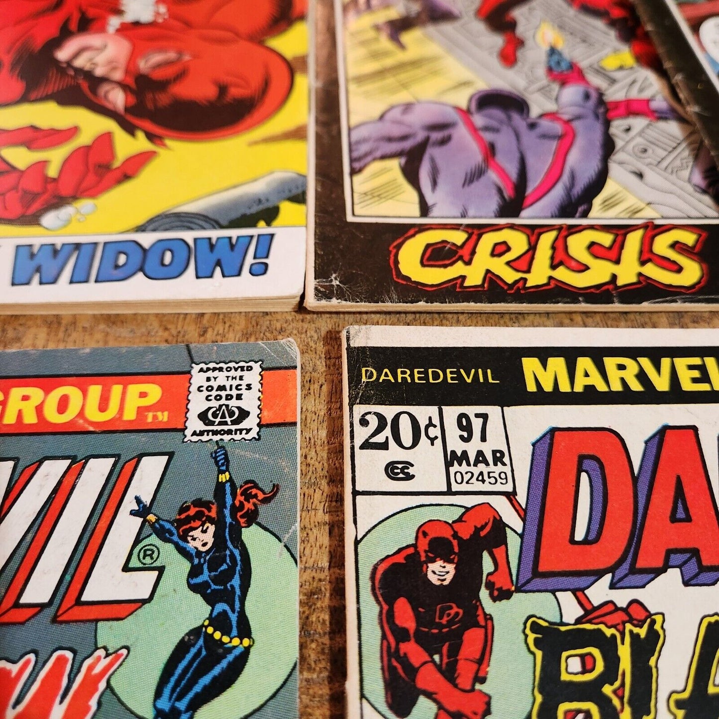 Daredevil #81 89 93 95 96 97 99 Black Widow App Marvel Comic Book Lot of 7