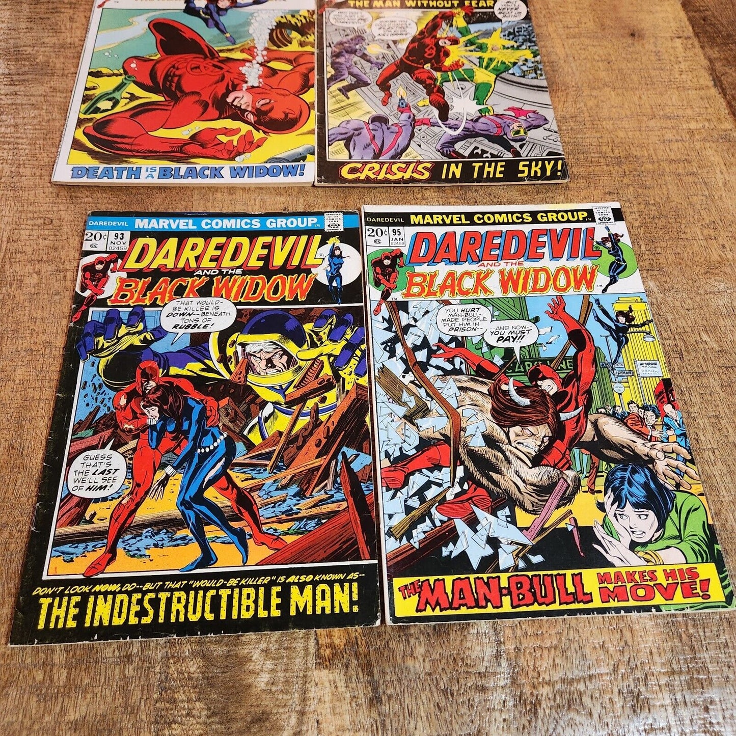 Daredevil #81 89 93 95 96 97 99 Black Widow App Marvel Comic Book Lot of 7
