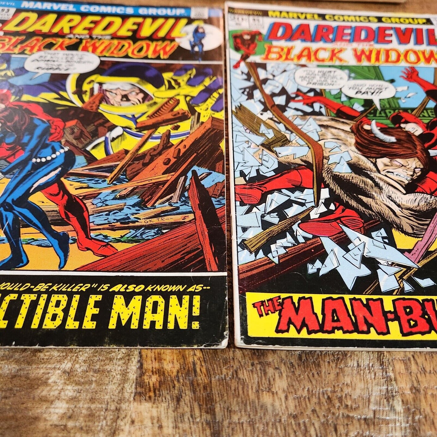 Daredevil #81 89 93 95 96 97 99 Black Widow App Marvel Comic Book Lot of 7