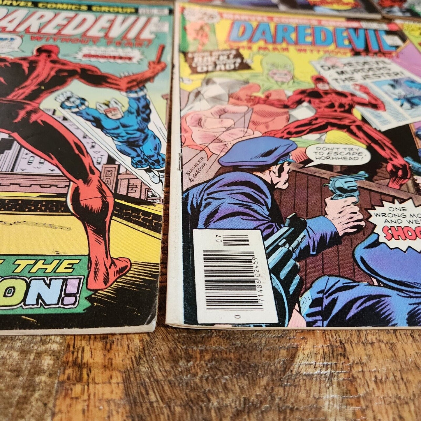 Daredevil #125 126 128 134 135 136 Marvel Comic Book Lot of 6 Copperhead Jester