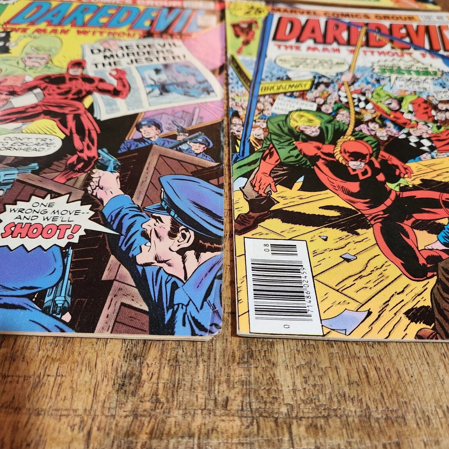 Daredevil #125 126 128 134 135 136 Marvel Comic Book Lot of 6 Copperhead Jester