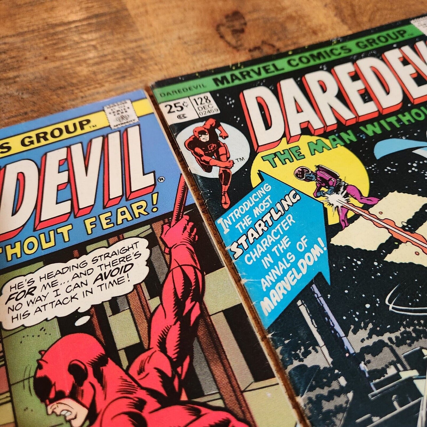 Daredevil #125 126 128 134 135 136 Marvel Comic Book Lot of 6 Copperhead Jester