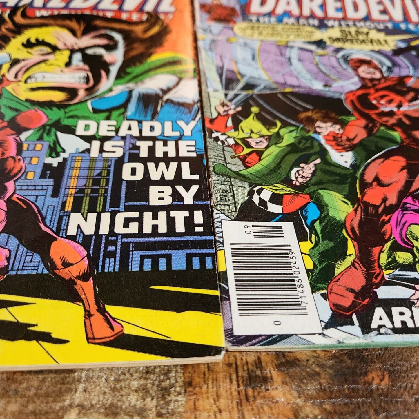Daredevil #142 143 144 145 154 155 Marvel Comic Book Lot of 6 Black Widow App