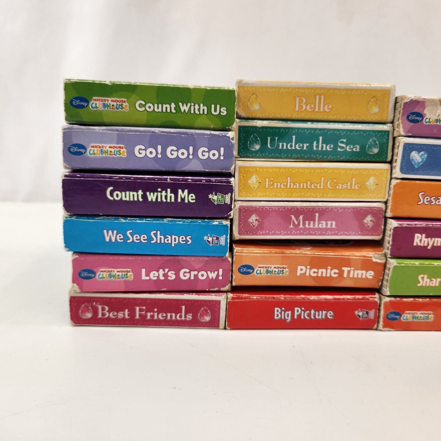 Disney Sesame Street Pilbook Mini Board Books Lot of 36 Kids Stories