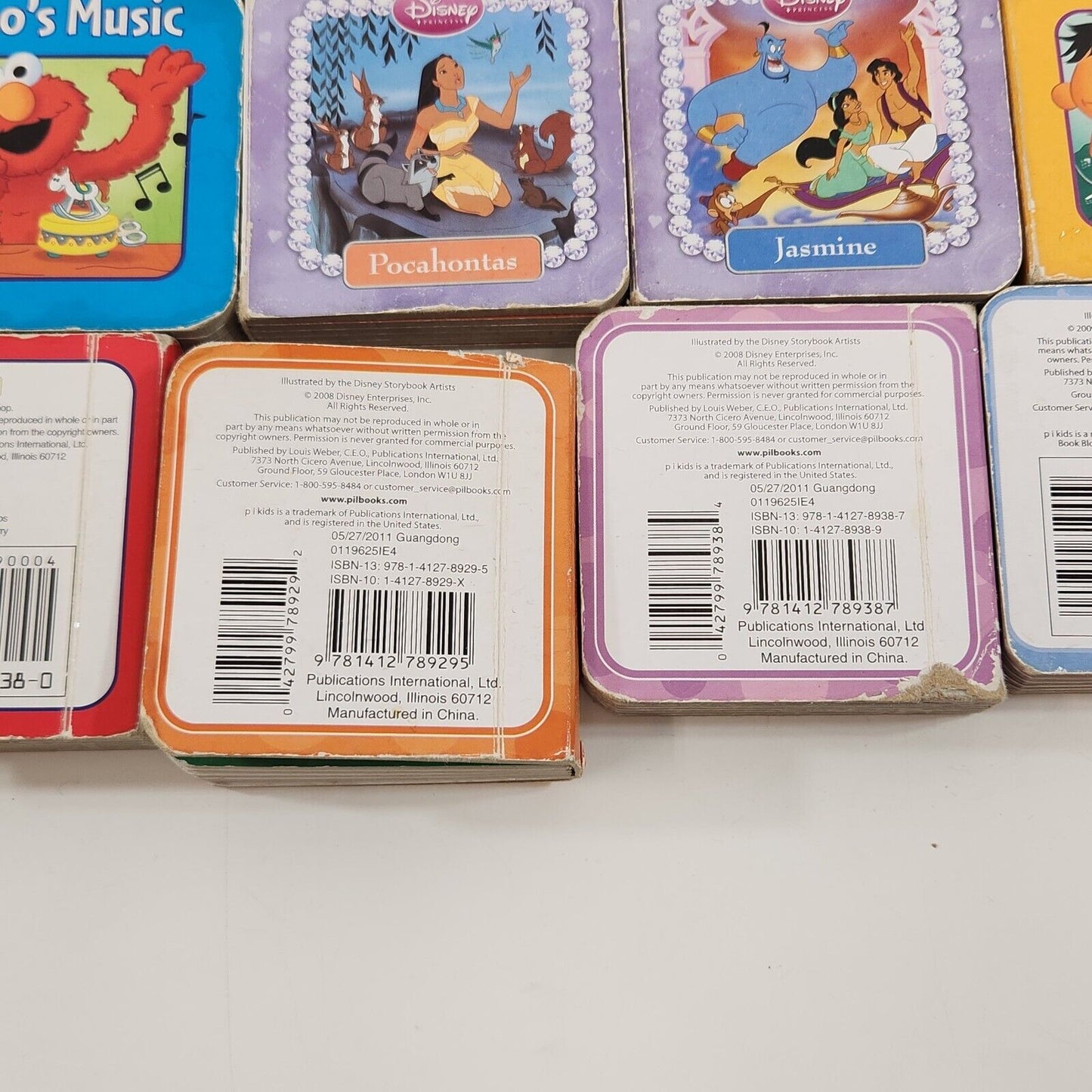 Disney Sesame Street Pilbook Mini Board Books Lot of 36 Kids Stories