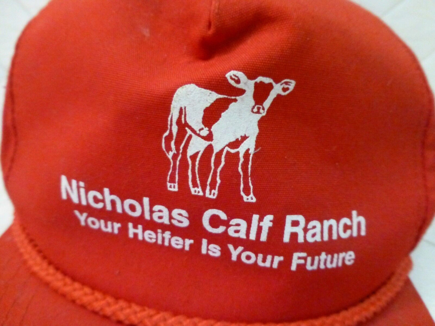 Nicholas Calf Ranch Hat Your Heifer is your Future Snapback Ballcap Farming Cows