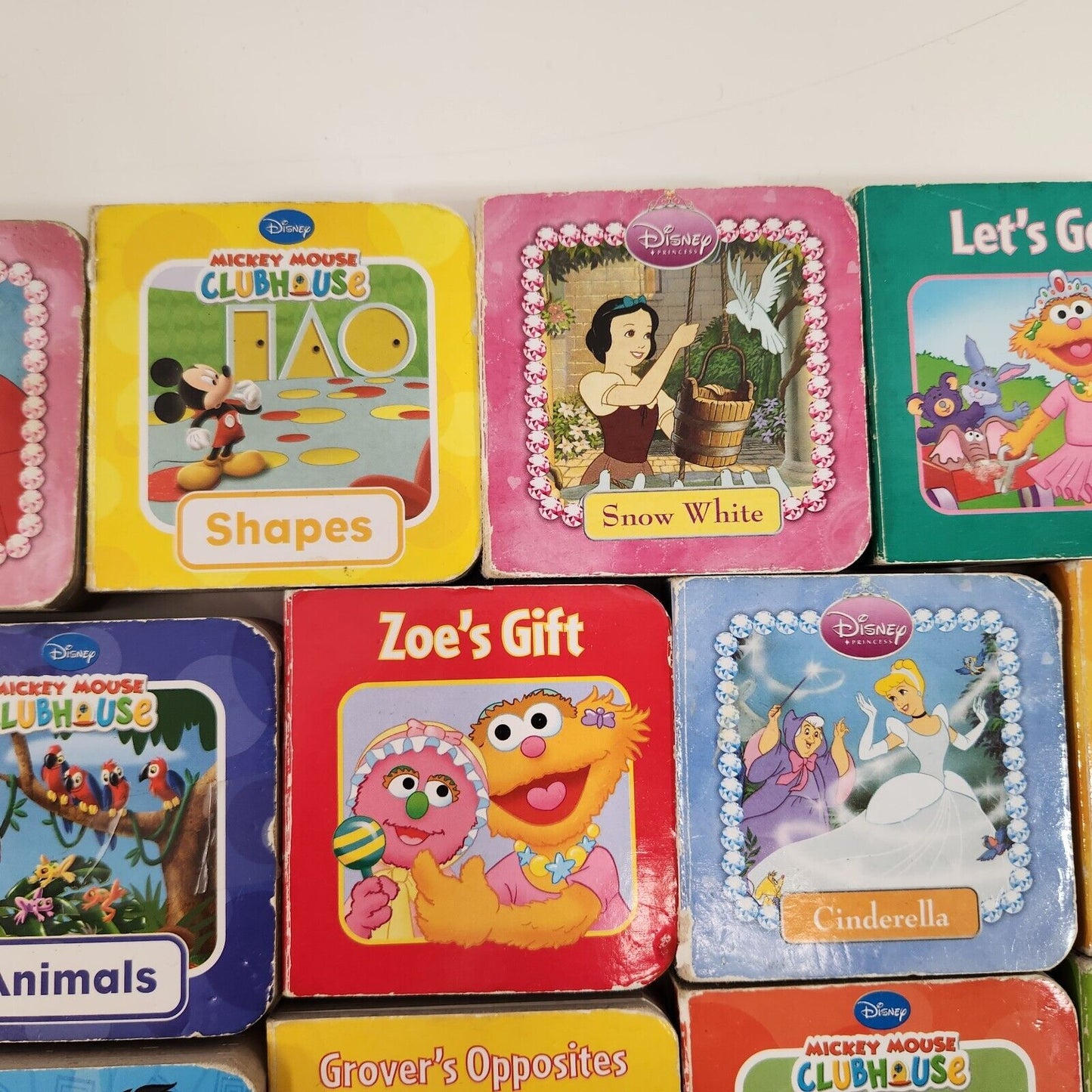 Disney Sesame Street Pilbook Mini Board Books Lot of 36 Kids Stories