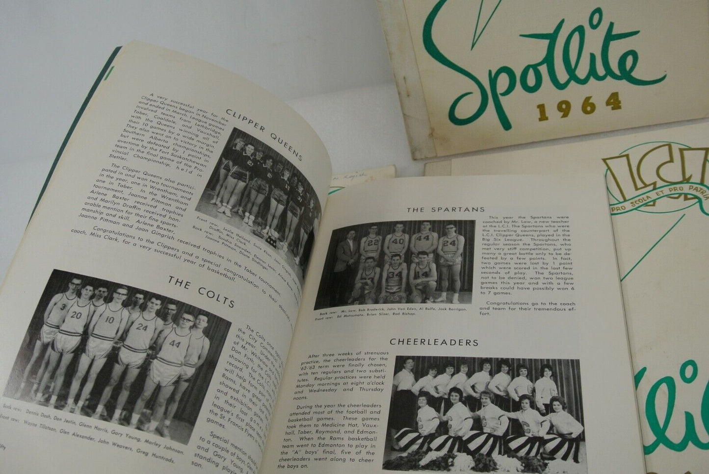 Lethbridge Collegial Institute Spotlite Yearbooks 1963 6 65 66 Alberta Canada